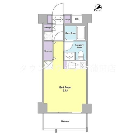 スタイリオ下丸子の物件間取画像